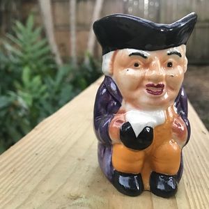 Staffordshire Hand Painted Miniature Toby Jug